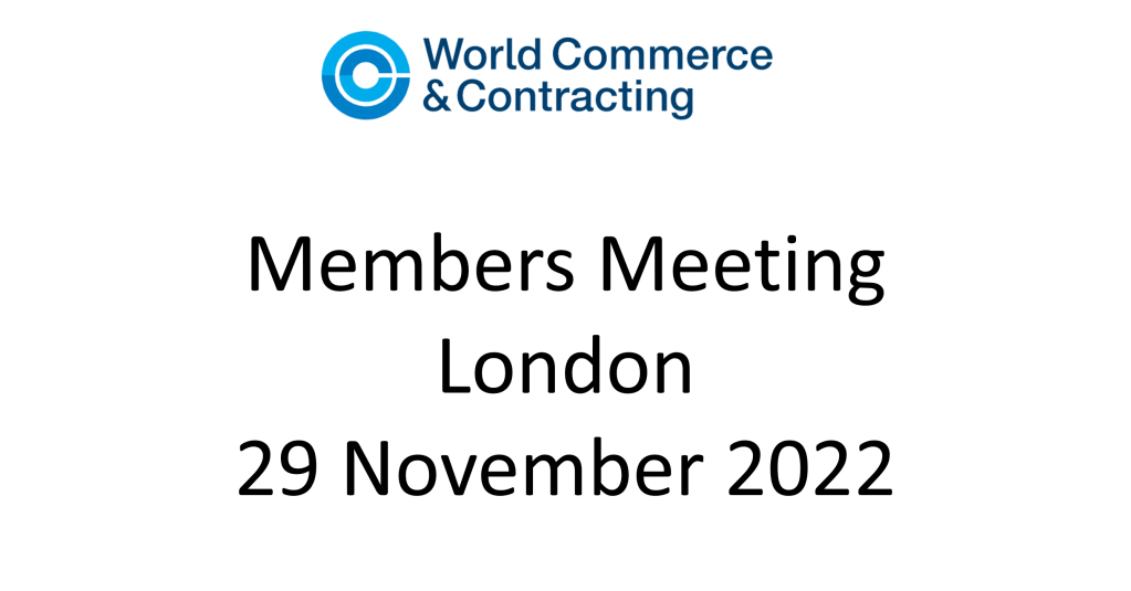 WorldCC member meeting